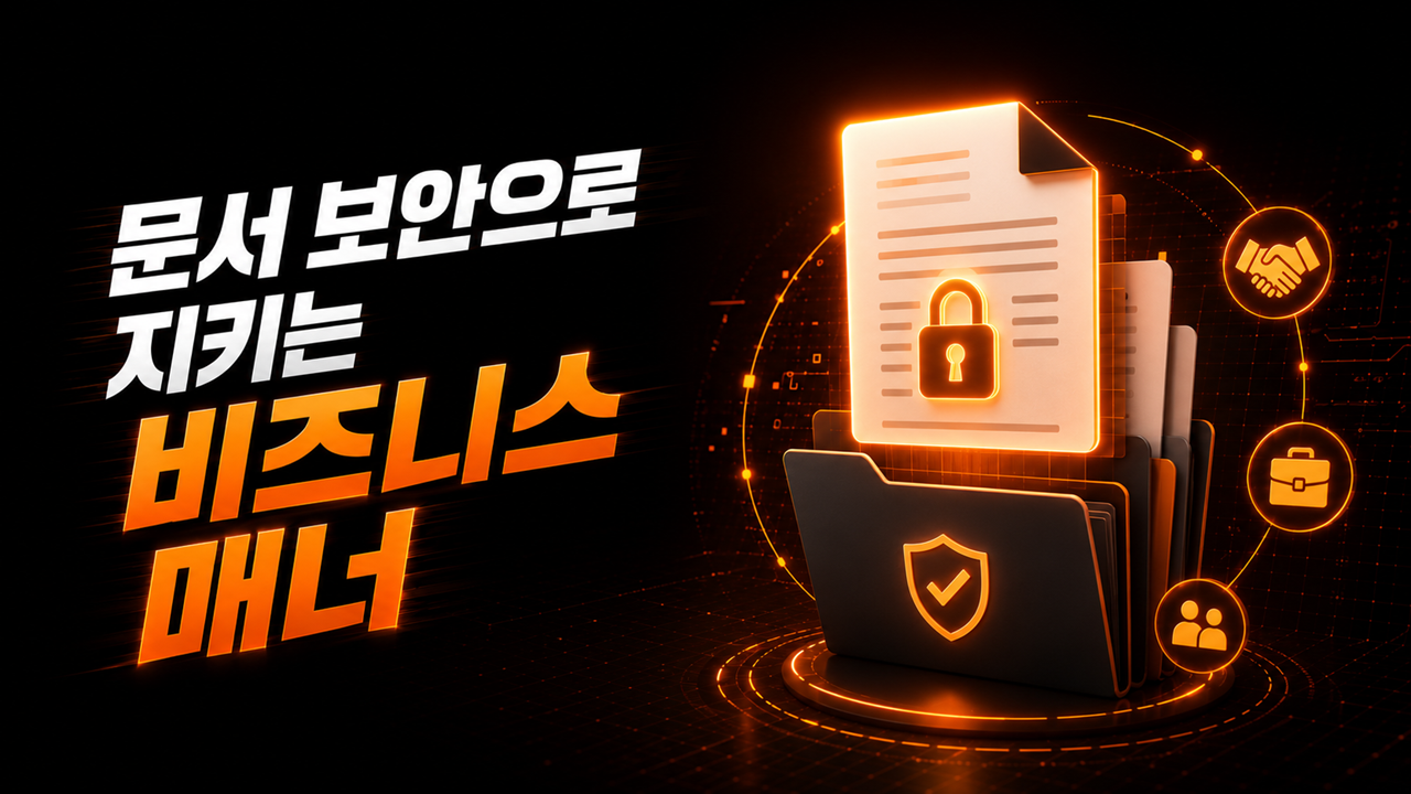 [PKG] 문서 보안으로 지키는 비즈니스 매너