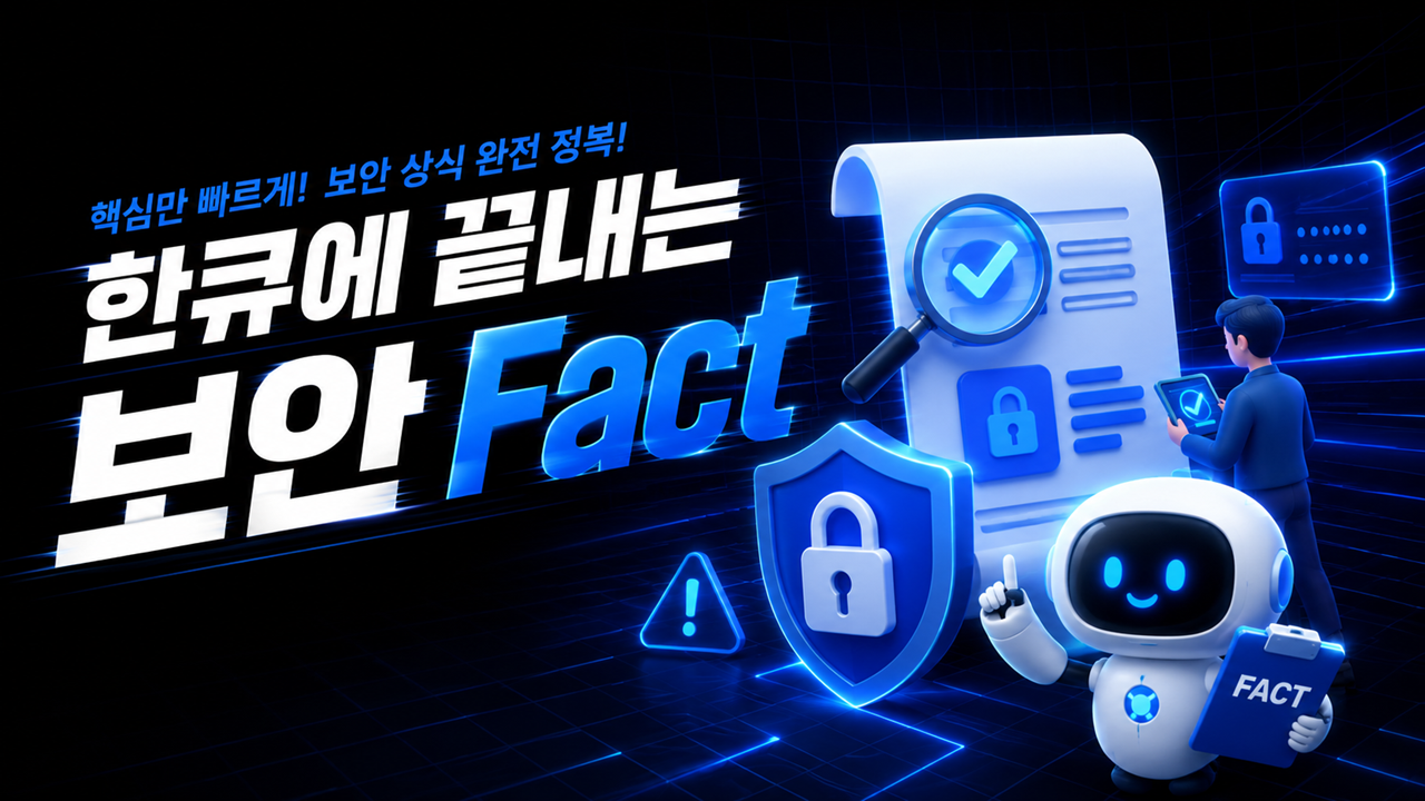 [PKG] 한큐에 끝내는 보안 Fact