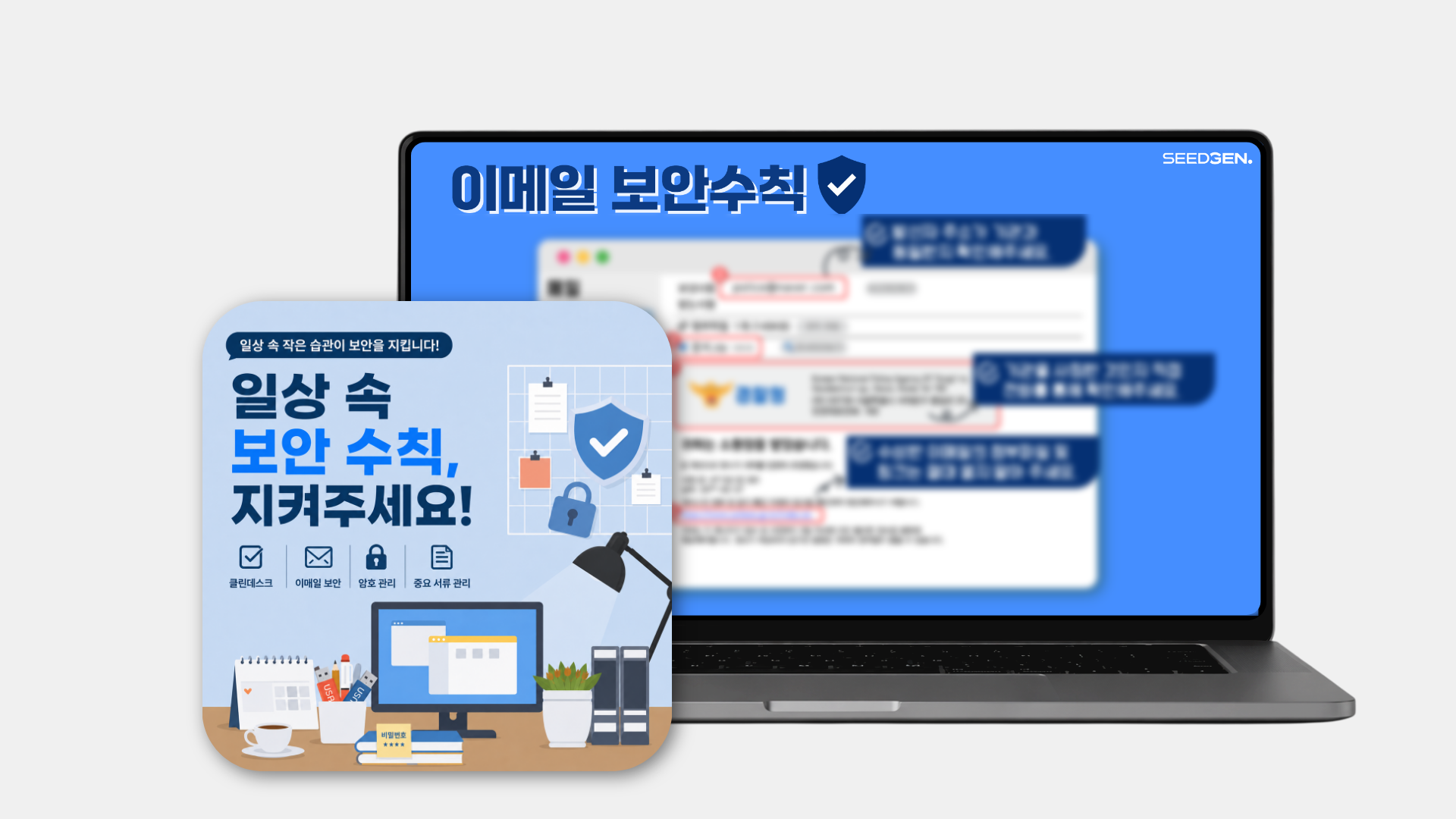 [화면보호기] 일상 속 보안 수칙