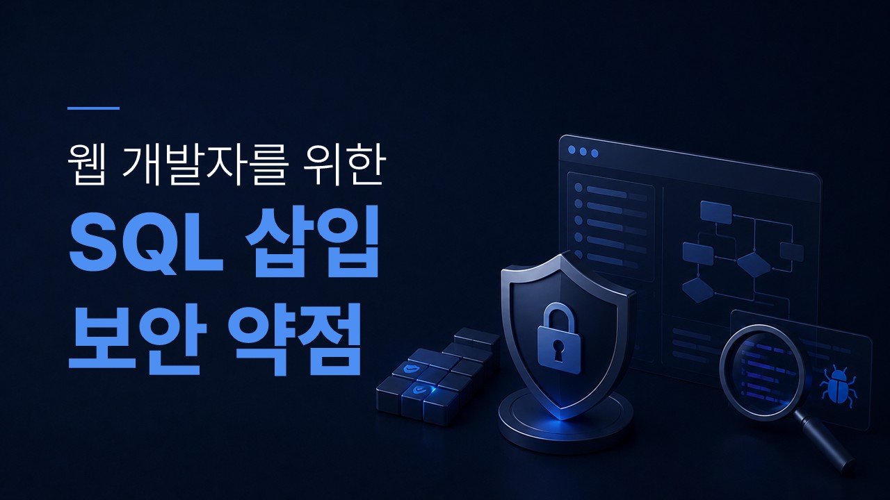 SQL 삽입 보안 약점