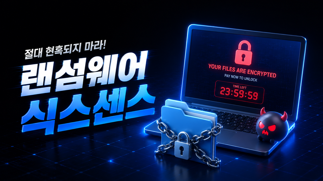 절대 현혹되지 마라! 랜섬웨어 식스센스