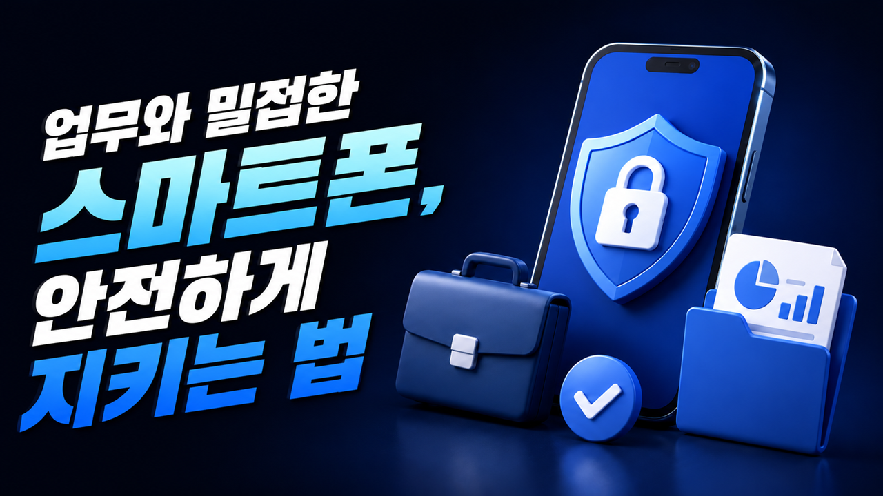 업무와 밀접한 스마트폰, 안전하게 지키는 법