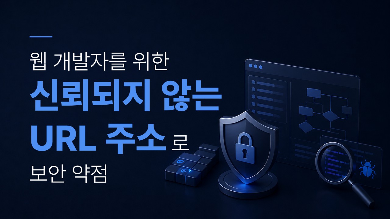 신뢰되지 않는 URL 주소로 자동접속 연결