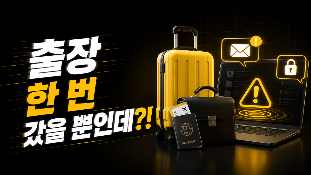 출장 한 번 갔을 뿐인데?!